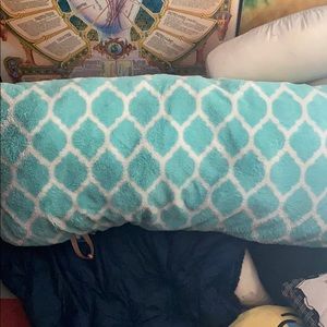 Long Blue bed Pillow